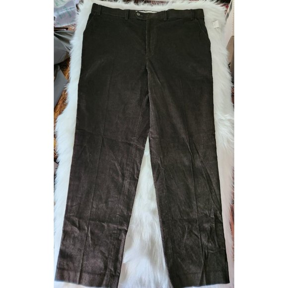 Lauren Ralph Lauren Other - Lauren Ralph Lauren Pants Mens 38x32 Brown Corduroy Flat Front Trouser Slacks